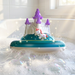 Floating unicorn castle bath toy – lights up and floats | for toddlers