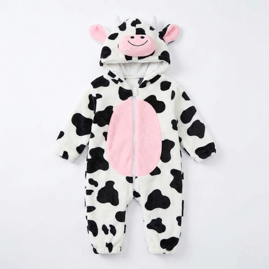 Warm winter sleepsuit for babies and toddlers – soft, zip-up design | cosy pyjamas