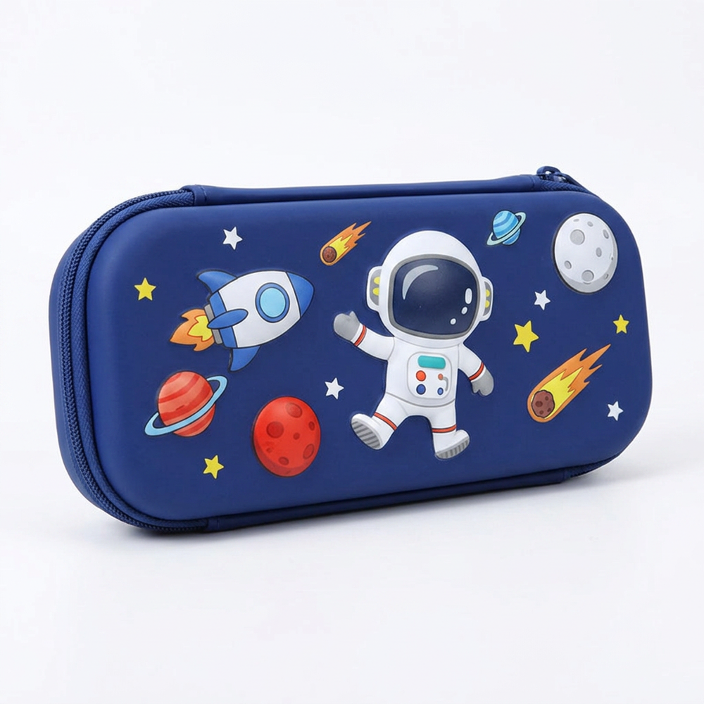 3D pencil case with space design – spacious storage, durable, lightweight | for school