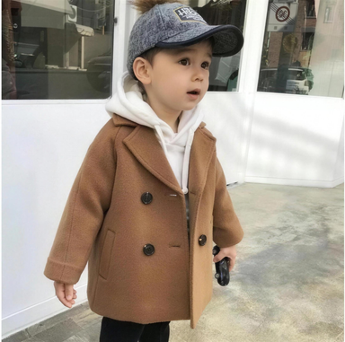 Boys' winter coat – warm lining, stylish design | Ages 2–8