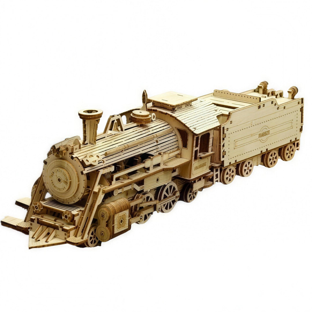 Wooden vehicle building set – educational 3D puzzle, durable wood | kids 6+