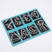 Metal puzzle rings brain teaser – polished metal, one correct order | kids & adults