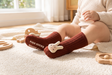 Anti-slip baby socks with soft cotton grip – cartoon print, unisex | for babies & toddlers