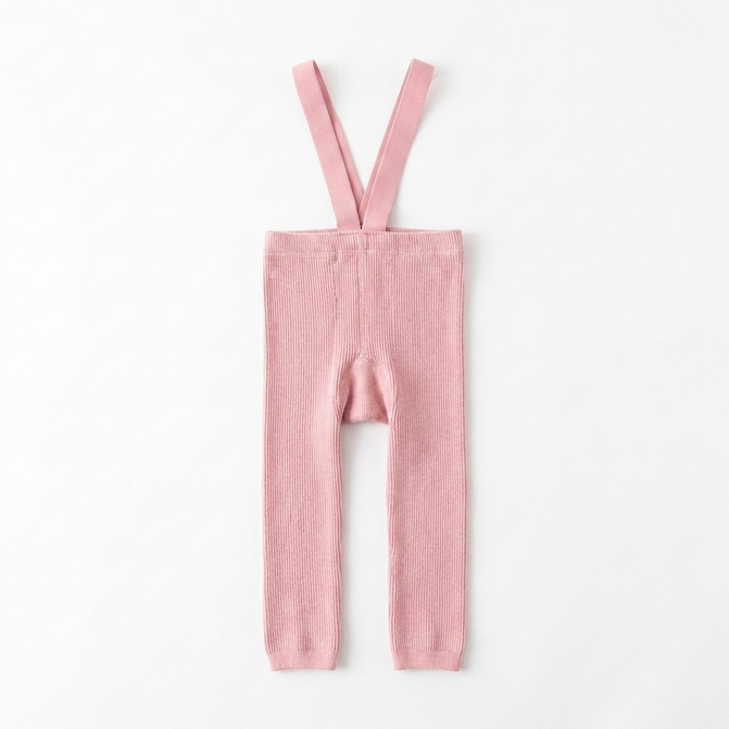 Children's leggings with braces – soft, breathable cotton | unisex