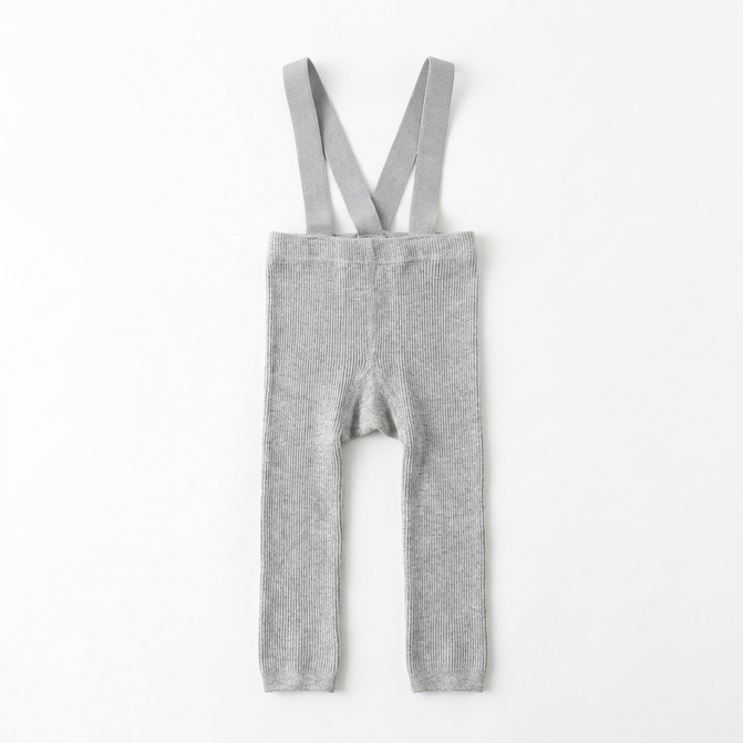 Children's leggings with braces – soft, breathable cotton | unisex