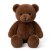Plush teddy bear with bow – soft fur and embroidered details | multiple sizes