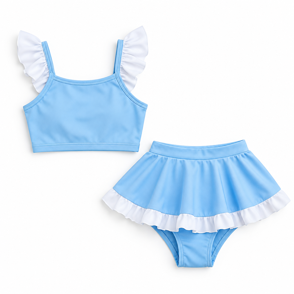 Girls' swimsuit with UPF 50+ sun protection – quick-drying, princess design | swimwear