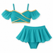 Girls' swimsuit with UPF 50+ sun protection – quick-drying, princess design | swimwear