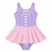 Girls' swimsuit with UPF 50+ sun protection – quick-drying, princess design | swimwear