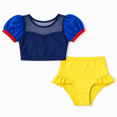 Girls' swimsuit with UPF 50+ sun protection – quick-drying, princess design | swimwear