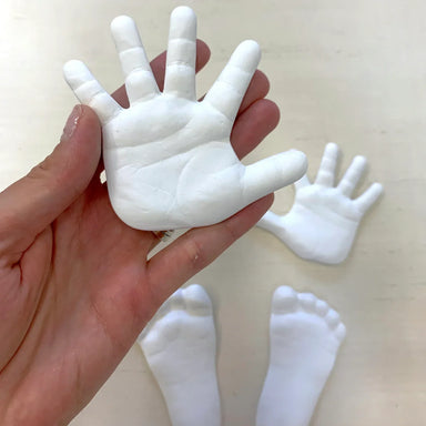 3D hand and footprint casting kit for a lasting keepsake – easy DIY, safe to use | baby gift