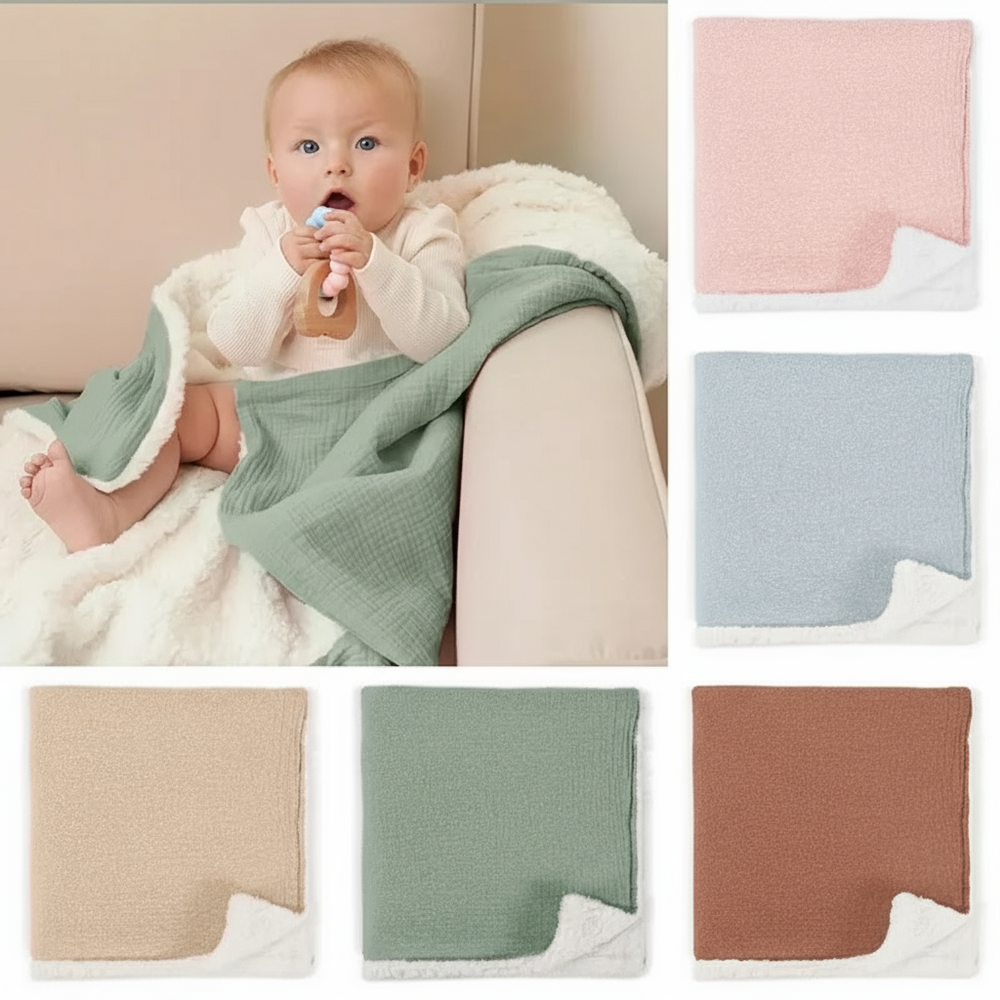 4-in-1 swaddle blanket with breathable fabric – soft, versatile | for newborns