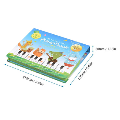 Musical piano play book sparks creativity – interactive sounds, durable ABS, ages 3+ | musical toy