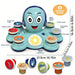 Musical octopus toy – sounds, lights, easy buttons | toddlers