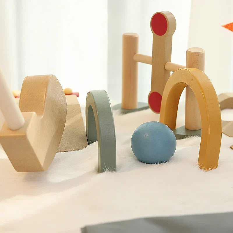 Wooden golf playset builds motor skills – durable, creative, indoor & outdoor | toddlers