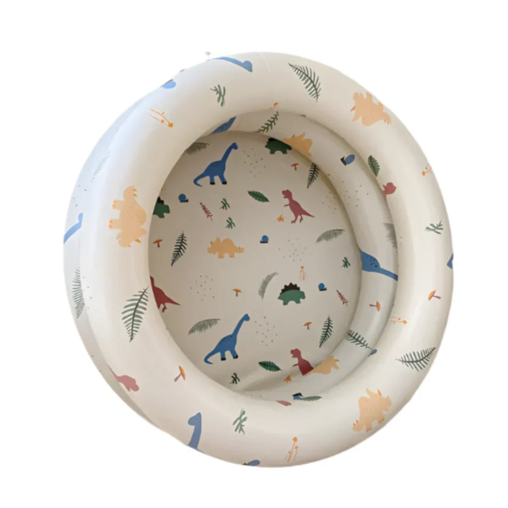 Inflatable baby paddling pool with ocean balls – compact, safe design | toddlers
