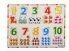 Wooden puzzle set helps kids learn letters and shapes – 6-in-1, educational | Ages 3+