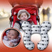 Baby neck pillow for car seat – ergonomic, soft travel cushion | for babies