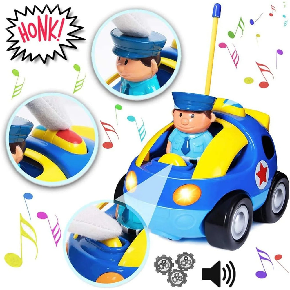 Remote control police car toy – durable, easy to use | for kids