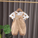 Kids' bear print outfit set – breathable, comfortable fit | boys & girls