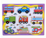Wooden puzzle set helps kids learn letters and shapes – 6-in-1, educational | Ages 3+