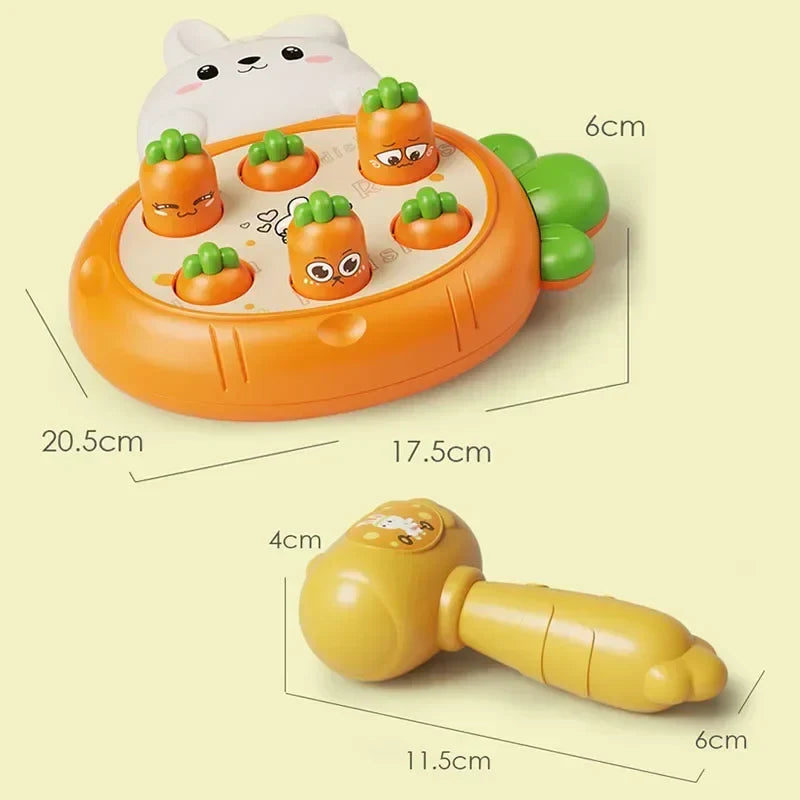 Animal tap learning toy builds fine motor skills – creative play, parent-child bonding | ages 3+