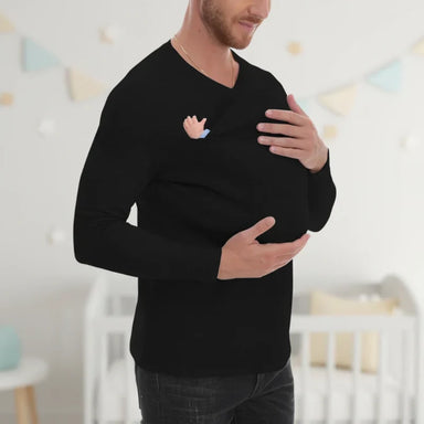 Baby carrier T-shirt with kangaroo pouch – skin-to-skin, hands-free | parents