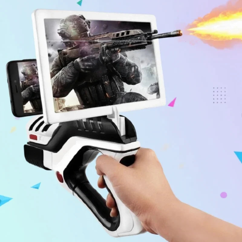 AR blaster with augmented reality gameplay – Bluetooth, multiplayer fun | smartphone toy gun