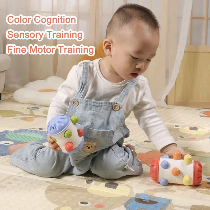Baby roller toy promotes crawling and movement – boosts motor skills | sensory play