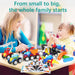 Magnetic vehicle building set with snap-together pieces – creative, educational play | kids toy