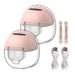 Portable hands-free breast pump – silent, wireless, adjustable | for nursing mothers