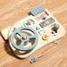 Wooden toy steering wheel for kids – imaginative play, motor skills | Montessori