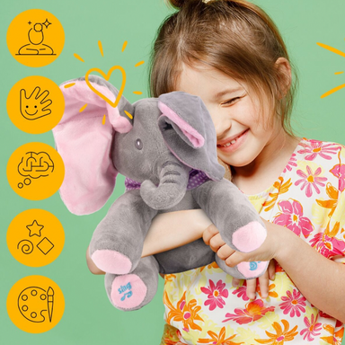 Interactive cuddly toy for babies – soothing sounds and gentle movement | Soft toy