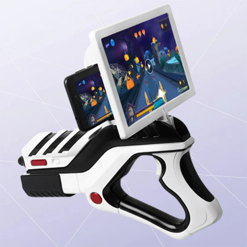 AR blaster with augmented reality gameplay – Bluetooth, multiplayer fun | smartphone toy gun