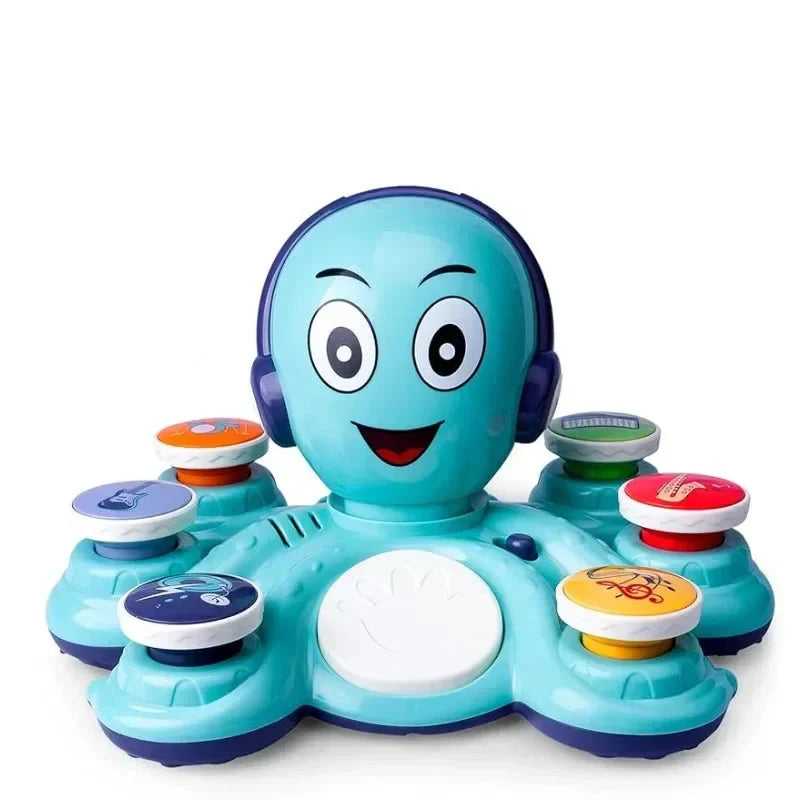 Musical octopus toy with sound effects and buttons – stimulates senses and motor skills | Baby toy