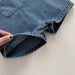Denim dungarees & T-shirt set – Durable, breathable cotton | Baby outfit