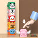 Animal stacking blocks build fine motor skills – colourful, safe ABS, 12 pieces | toddler toys