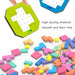 Wooden geometric puzzle blocks – shapes, colours, fine motor skills | Educational toy for kids