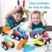 Magnetic vehicle building set with snap-together pieces – creative, educational play | kids toy