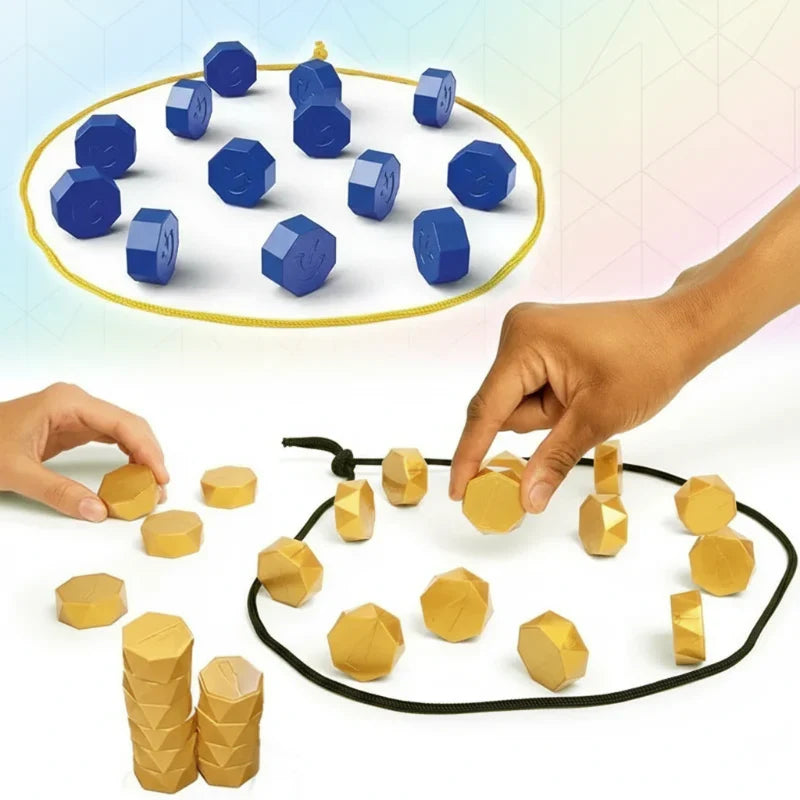 Magnetic strategy game for 2 players – compact, durable design | family game night