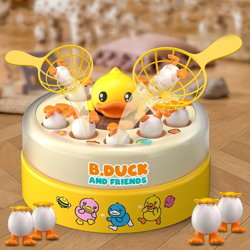 Interactive duck action game trains focus and reflexes – teamwork, multiplayer fun | kids