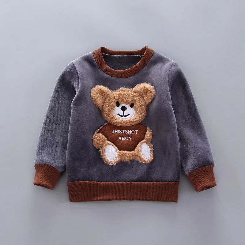 Toddler winter set with warm hoodie and trousers – soft, cosy, easy to wear | kids clothing