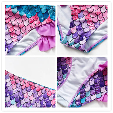 Quick-drying girls' bikini with cheerful print – soft, stretchy & skin-friendly | swimwear