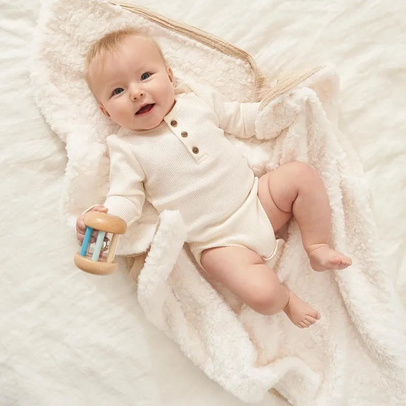 4-in-1 swaddle blanket with breathable fabric – soft, versatile | for newborns