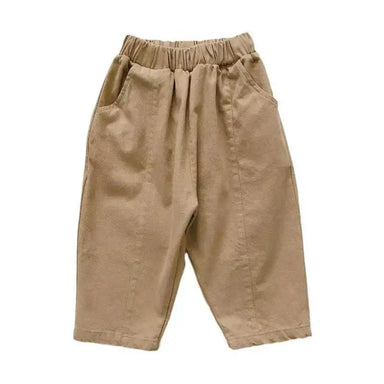 Kids' trousers with elastic waist – breathable cotton, flexible fit | boys and girls