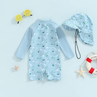 Baby UV swim set with sun hat – quick-drying, breathable | UV swimwear