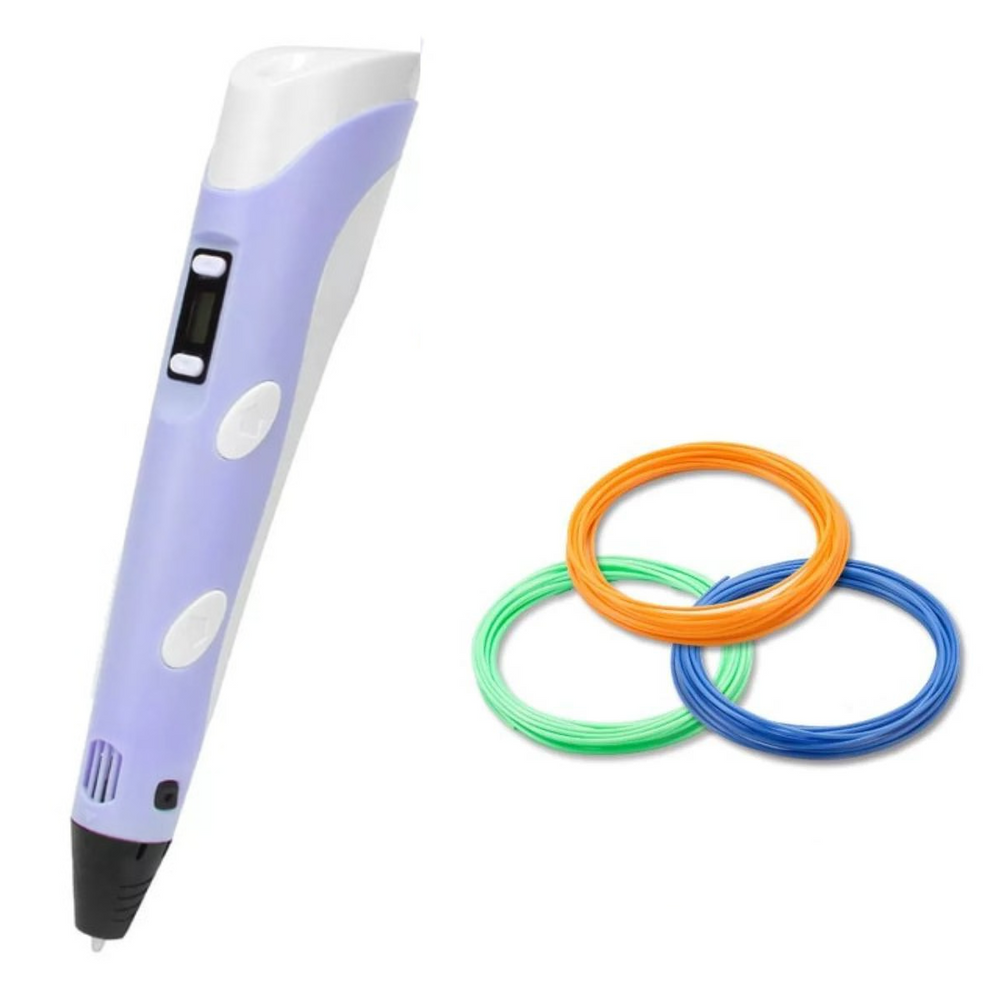 3D pen with adjustable speed and temperature – PLA and ABS filament | kids and adults