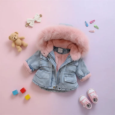 Hooded winter coat keeps girls warm – soft lining, durable fabric | kids outerwear
