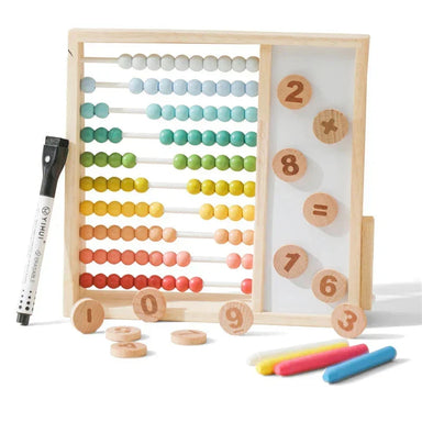 Wooden abacus helps children learn to count – boosts maths, motor skills | Montessori toy