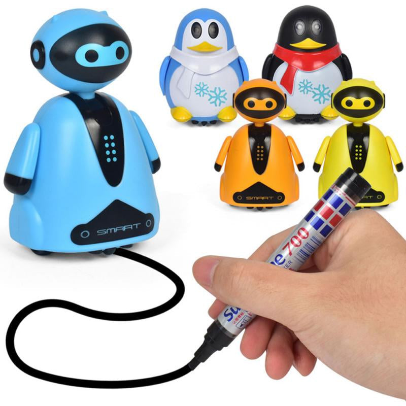 Line-following robot follows drawn lines – creative, educational play | kids' toy